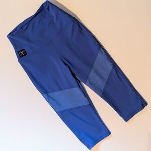 kandi Kouture Royal Blue Capri Dance Leggings CL 7/8